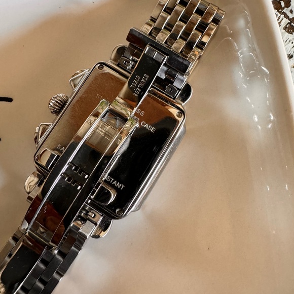 Michele Deco chronograph diamond watch - Picture 6 of 14